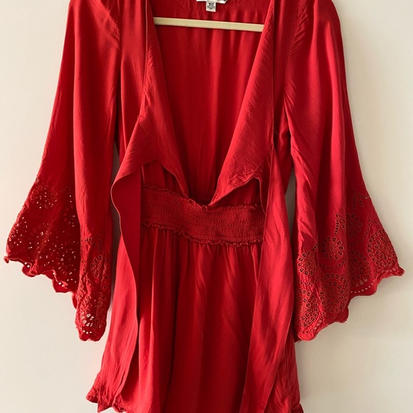 Red American Eagle romper - Picture 3 of 7